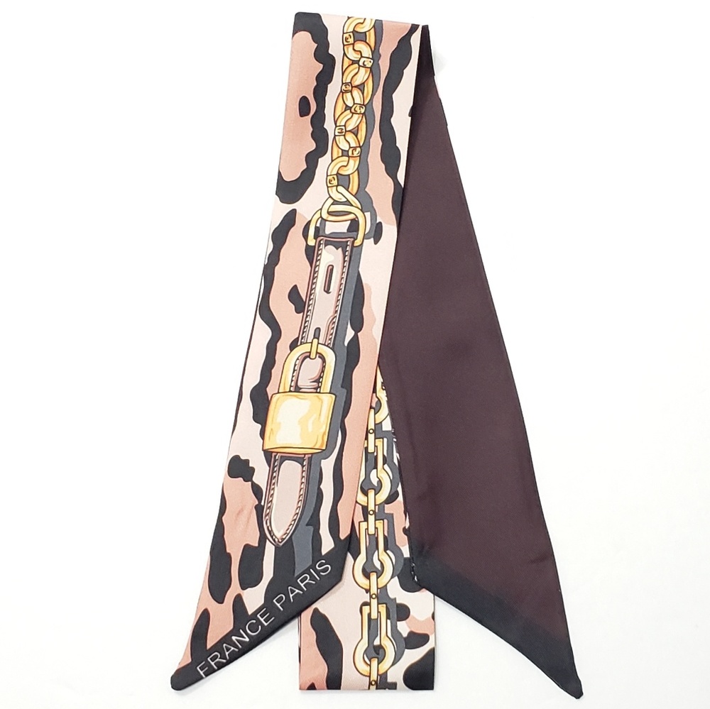 ⤵⤵2pcs Classic Leopard Lock Design Cotton Scarves